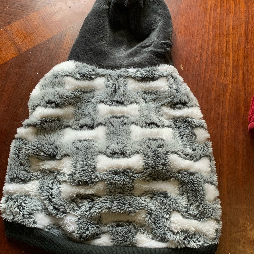 Top paw fleece hoodie for puppy